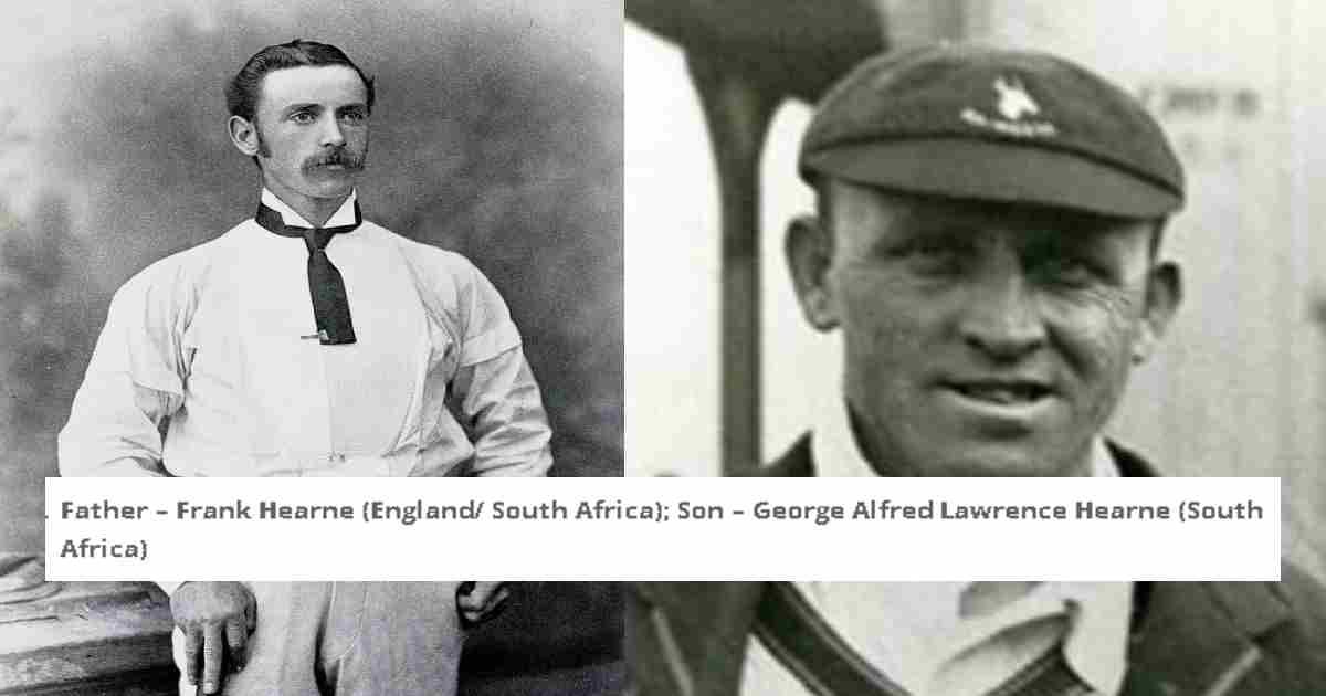 Frank Herne and his son